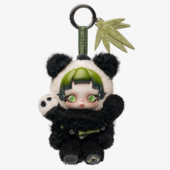 NEW Skullpanda Lazy Panda Plush Doll Pendant AUTHENTIC Pop Mart - Picture 1 of 7